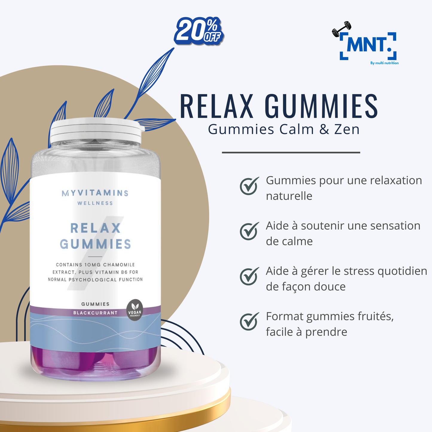 Relax Gummies de Myvitamins