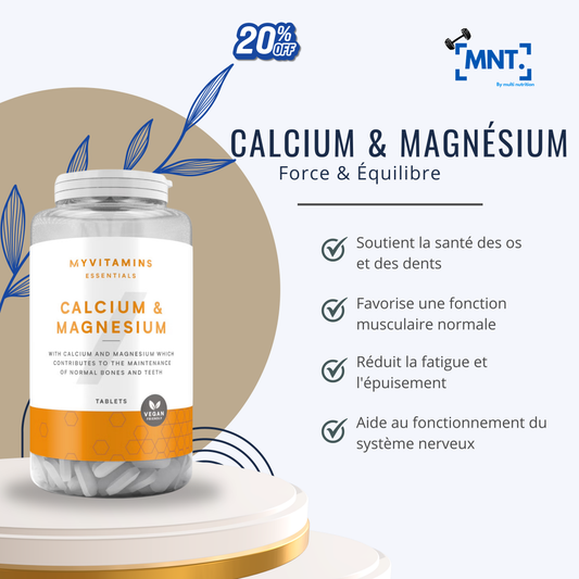 Calcium & Magnésium de Myvitamins