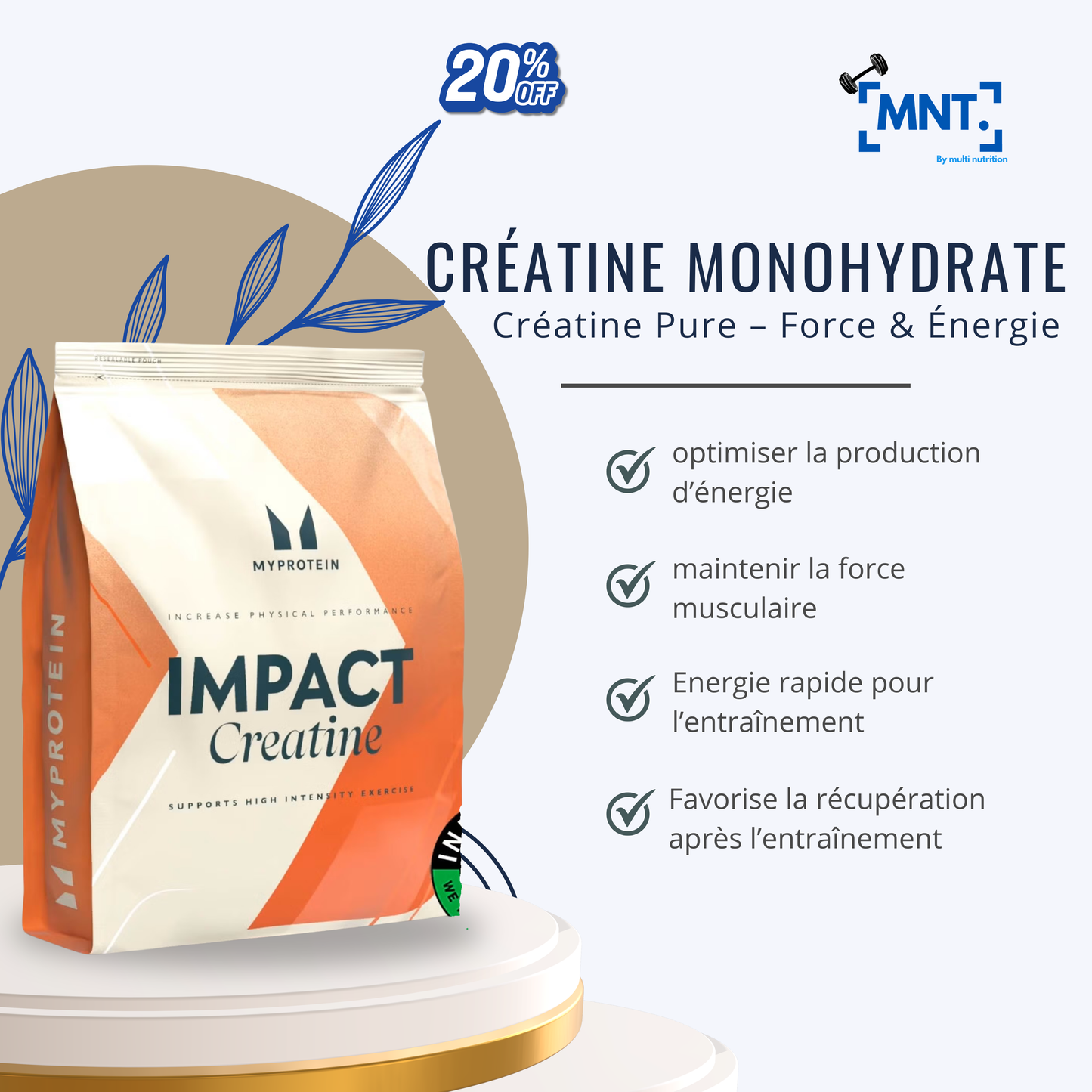 Impact Créatine Myprotien