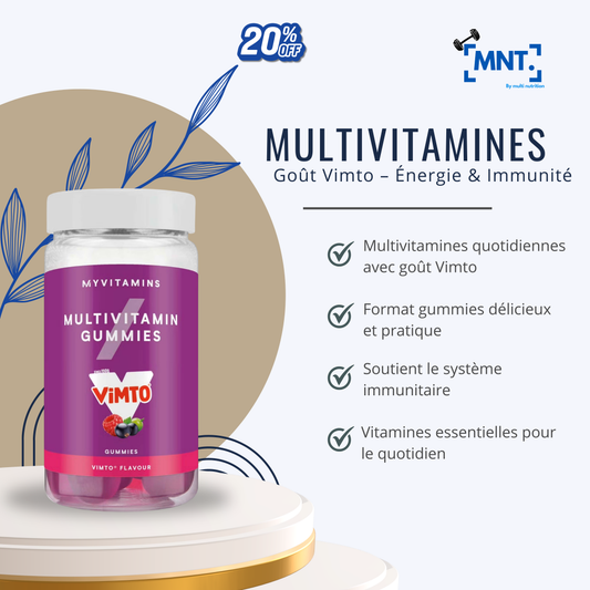 Multivitamines Myvitamins (Goût Vimto)